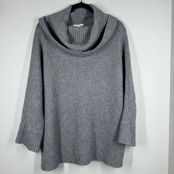 Eileen Fisher Oversized Cowl Neck Yak Wool Sweater...
